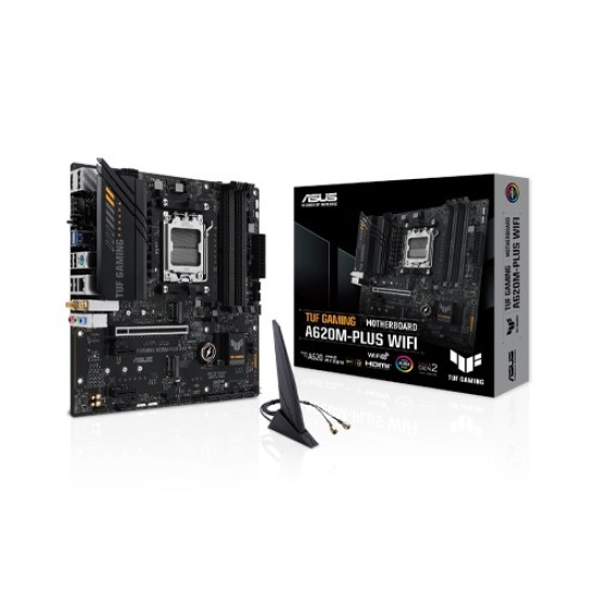 ASUS TUF GAMING A620M-PLUS WIFI AMD AM5 Micro-ATX Motherboard