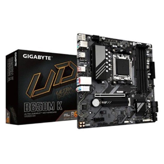 GIGABYTE B650M K AMD AM5 Micro-ATX Motherboard