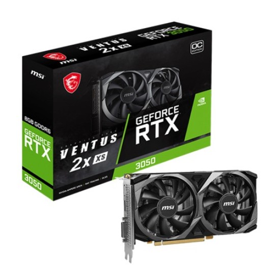 MSI GeForce RTX 3050 VENTUS 2X XS 8G OC GDDR6 Graphics Card