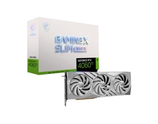 MSI GeForce RTX 4060 Ti GAMING X SLIM WHITE 16G GDDR6 Graphics Card