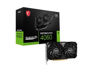 MSI GeForce RTX 4060 VENTUS 2X BLACK 8G OC Graphics Card