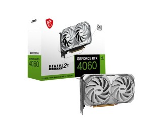 MSI GeForce RTX 4060 VENTUS 2X WHITE 8G OC GDDR6 Graphics Card