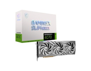 MSI GeForce RTX 4070 GAMING X SLIM WHITE 12G GDDR6X Graphics Card