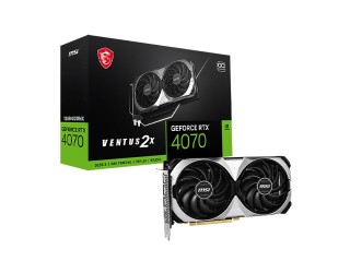 MSI GeForce RTX 4070 VENTUS 2X E 12G OC Graphics Card