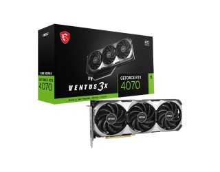 MSI GeForce RTX 4070 VENTUS 3X E 12G OC GDDR6X Graphics Card