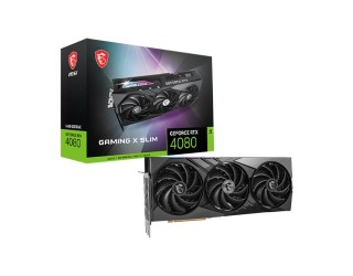 MSI GeForce RTX 4080 16GB GAMING X SLIM GDDR6X Graphics Card