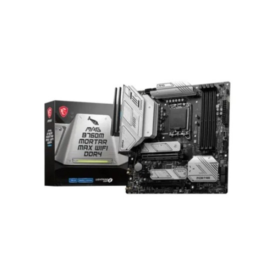 MSI MAG B760M MORTAR MAX WIFI DDR4 12th Gen & 13th Gen mATX Motherboard