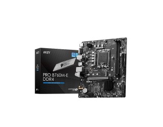 MSI PRO B760M-E DDR4 12th Gen & 13th Gen mATX Motherboard