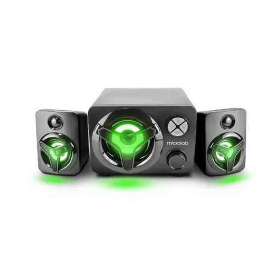 Microlab U210 USB 2:1 LED Bluetooth Speaker Black