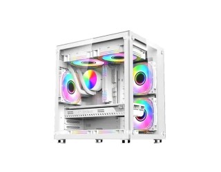 PC Power ICE CUBE White Desktop Gaming Casing