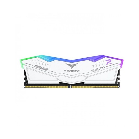 Team Delta RGB 16GB DDR5 6400MHz White Desktop RAM