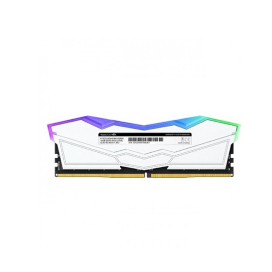TEAM T-FORCE DELTA RGB 32GB (16GBX2) 6000MHZ DDR5 GAMING RAM WHITE