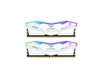 TEAMGROUP T-FORCE DELTA 48GB (24GBX2) 7600MHZ DDR5 RGB WHITE GAMING DESKTOP RAM