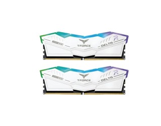 TEAMGROUP T-FORCE DELTA RGB DDR5 16GB 8000MHZ WHITE DESKTOP RAM