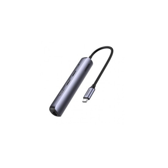 UGREEN CM418 USB-C to 2*USB 3.0 HDMI RJ45 Ethernet Adapter PD